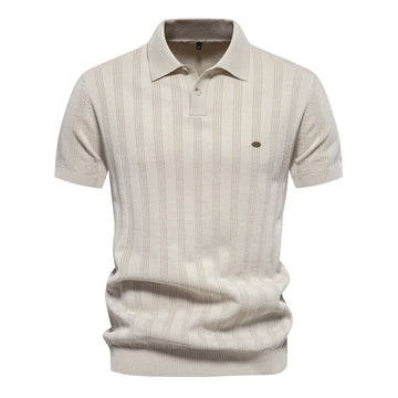 Paxton - Casual Polo Shirt Made of Merino Wool for Men