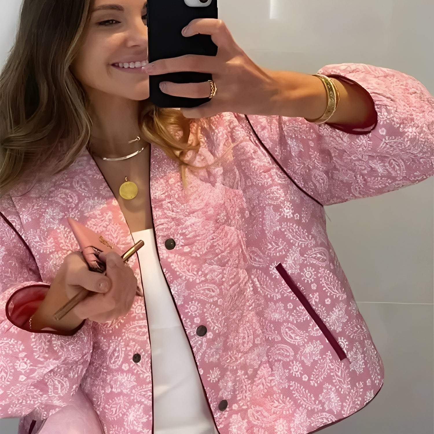 Katelyn - Casual Patchwork Quilted Jacket for Women
