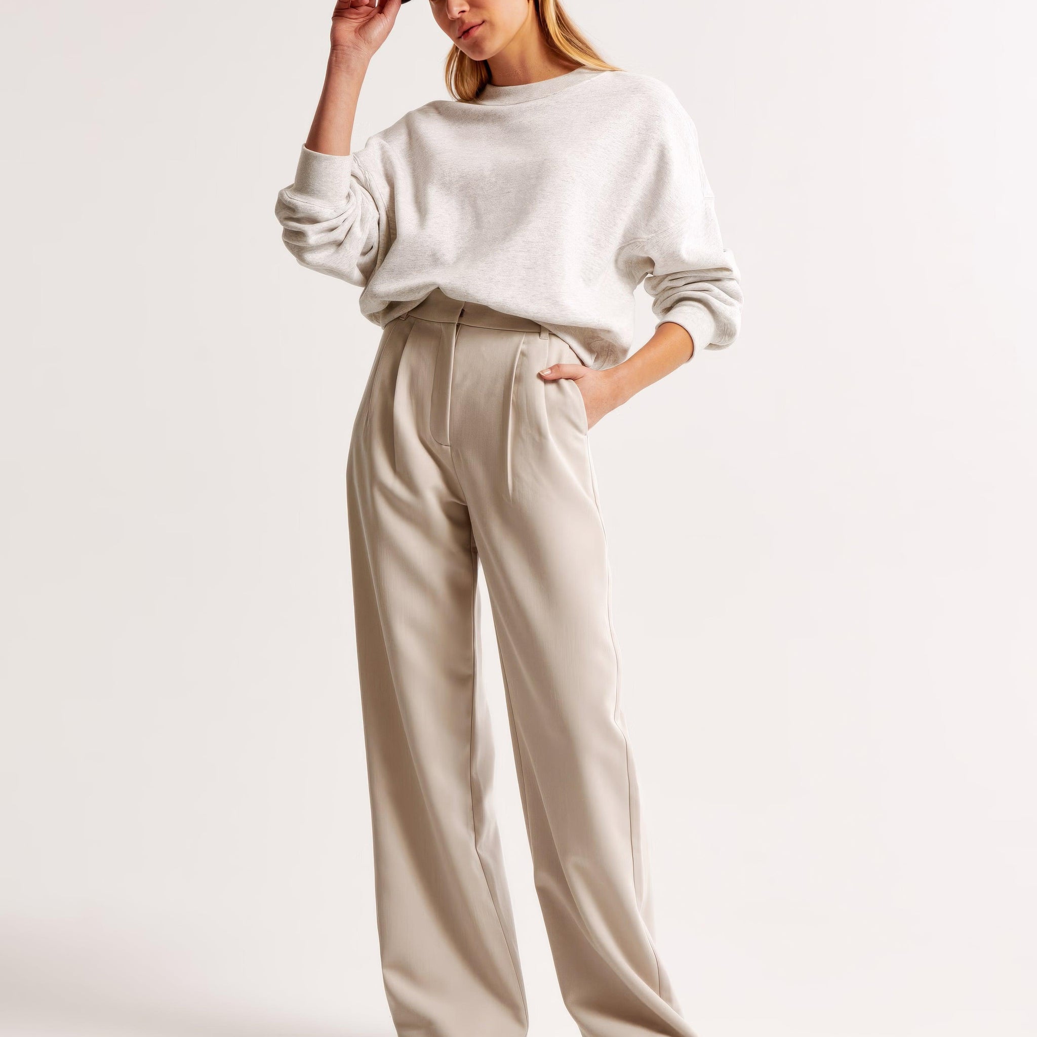 Estelle - Women's Pleated Pants, Tailor-Made