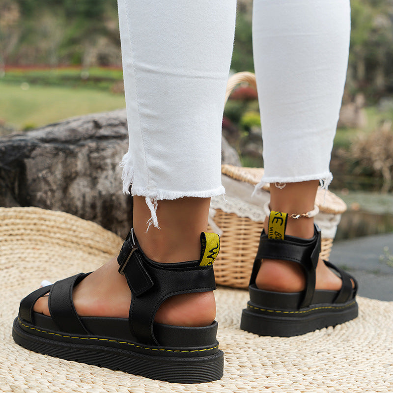 Laurelle - Stylish Roman Sport Sandals with Buckle for Women