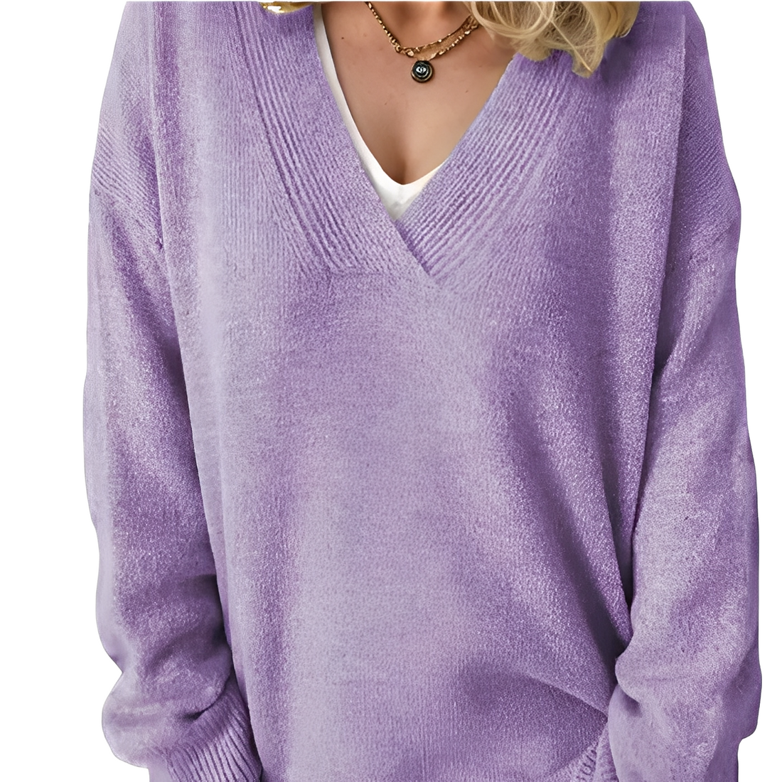 Camryn - Casual, loosely knitted sweater for women