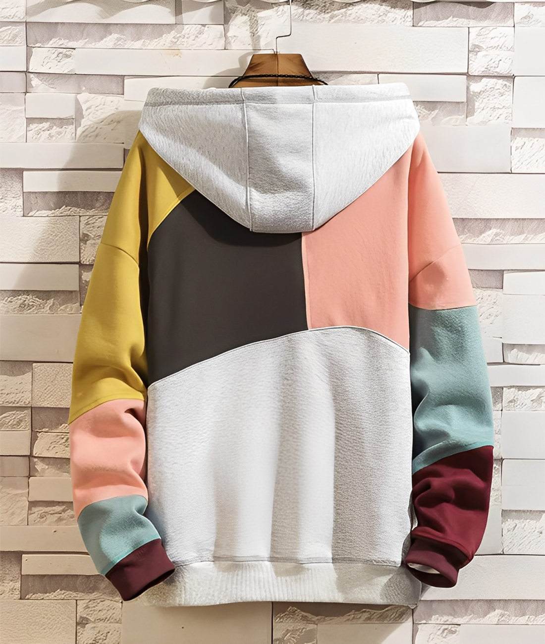 Stephen - Colorful, Loose Hoodie for Men