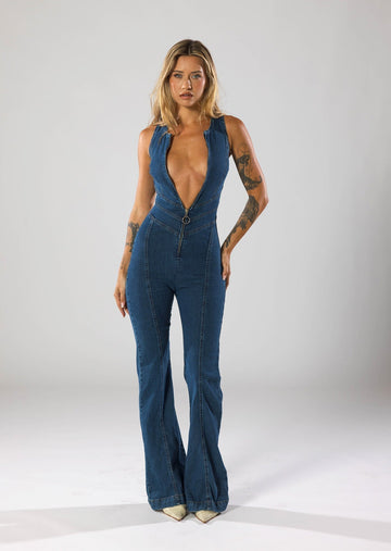 Vivienne – Denim Jumpsuit