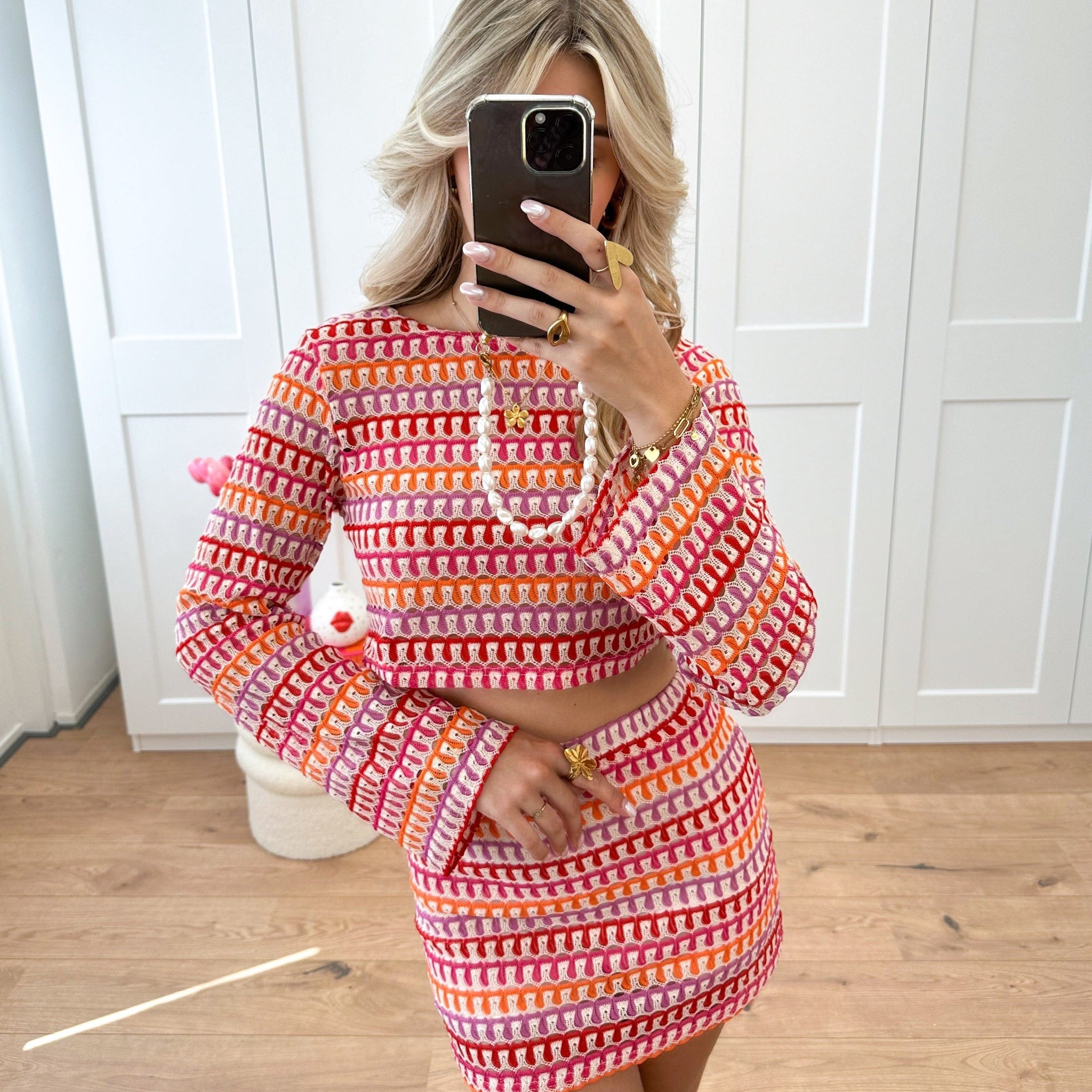Giada – Crop Top and Miniskirt Set