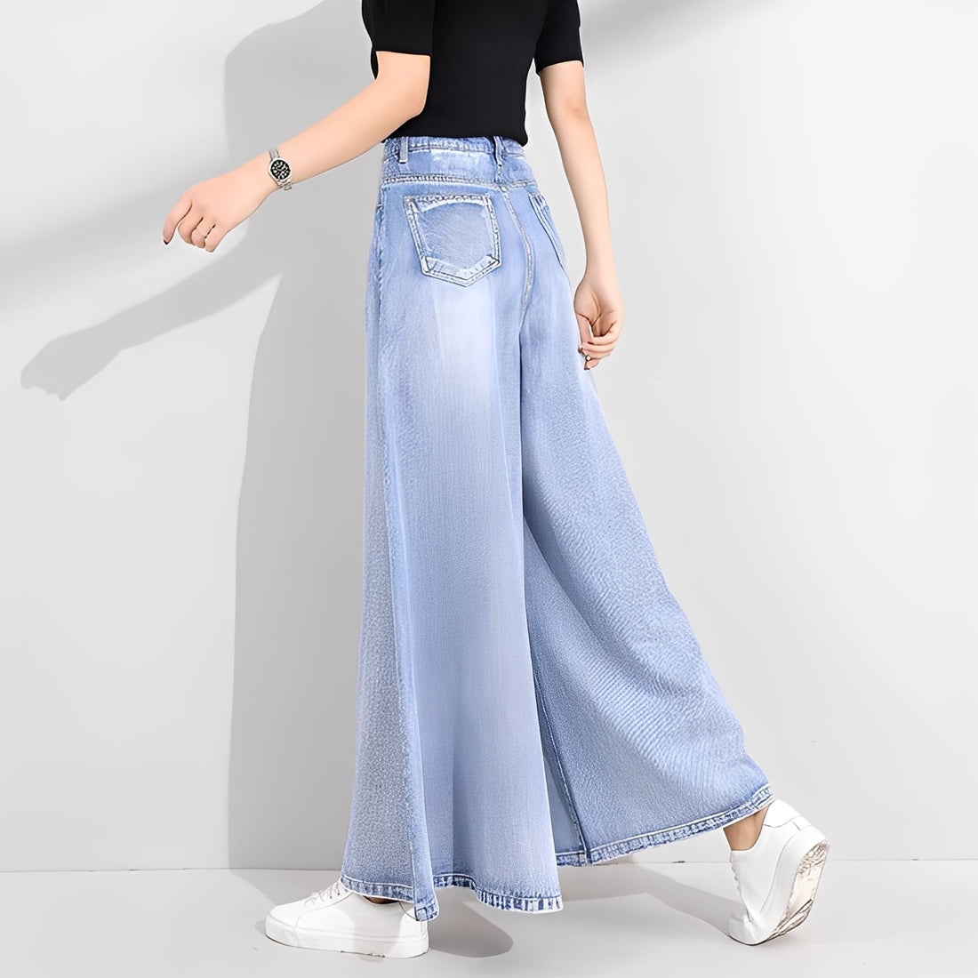 Isabelle - Stylish Wide-Leg Jeans for Women