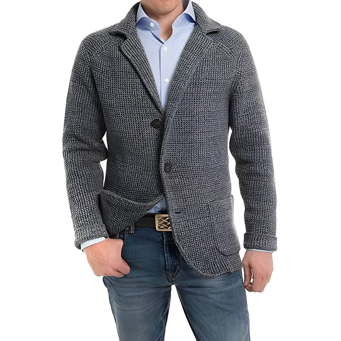 Richard - Elegant Jacket with Flap Pockets for Men