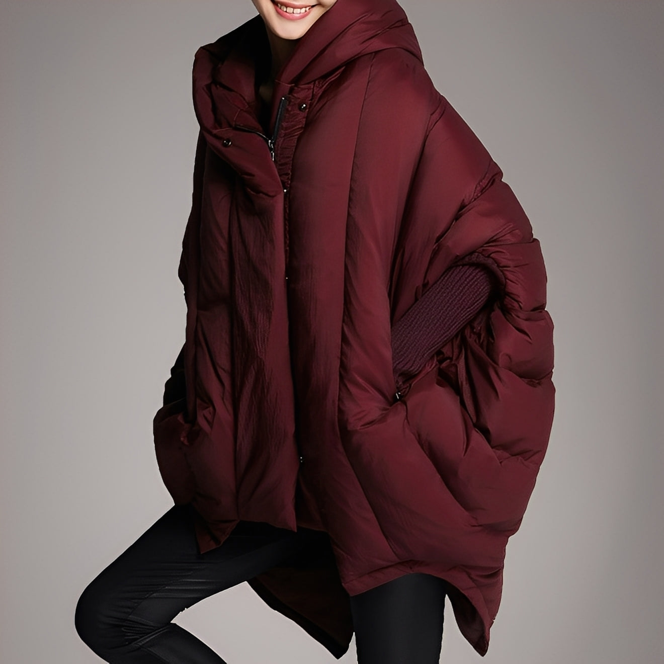 Madeline - Fashionable Coat with Hood for Women