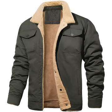 Dillon - Casual Jacket Made of Fleece-Twill for Men