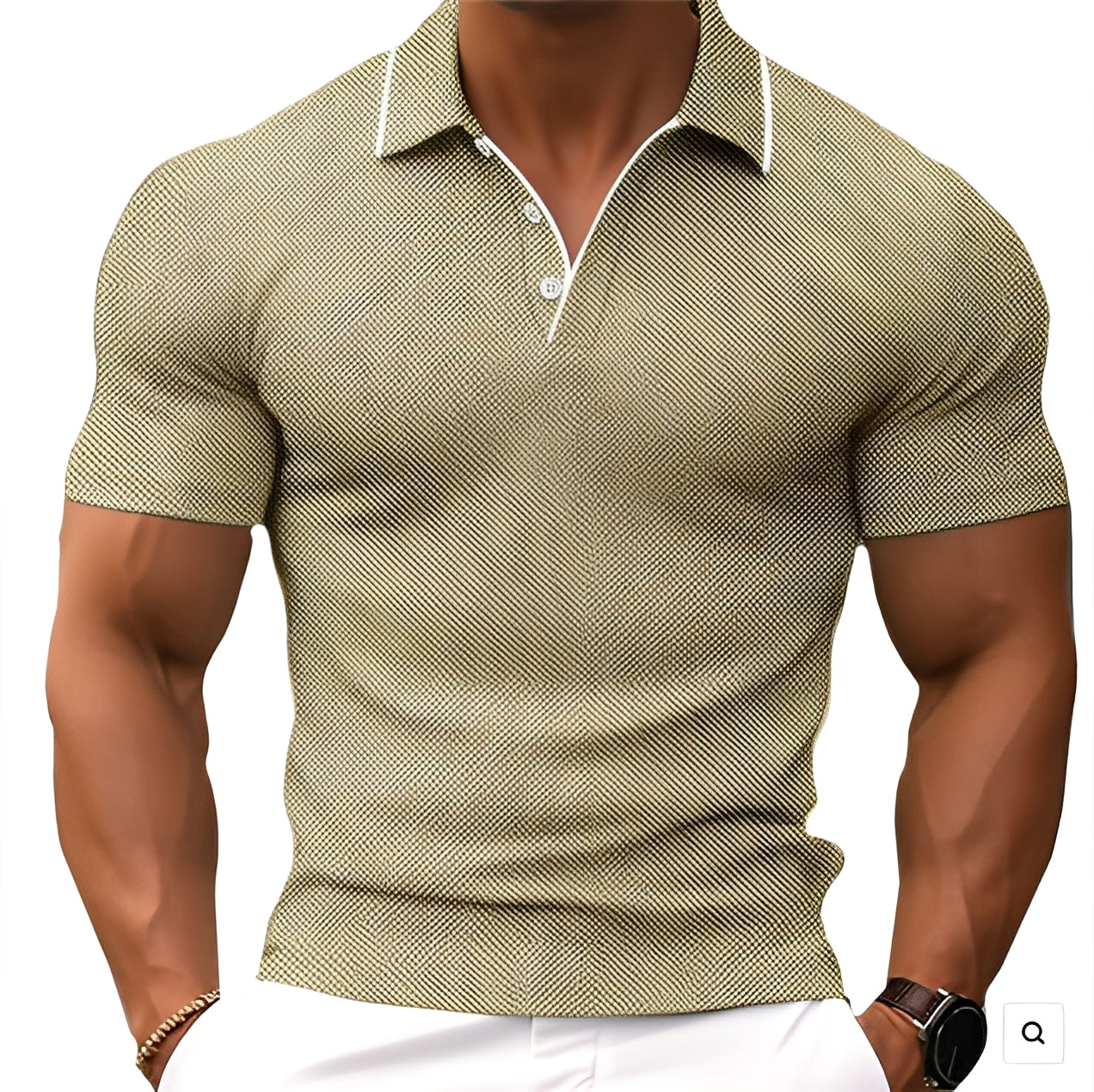 Florence - Casual Polo Shirt with Buttons for Men