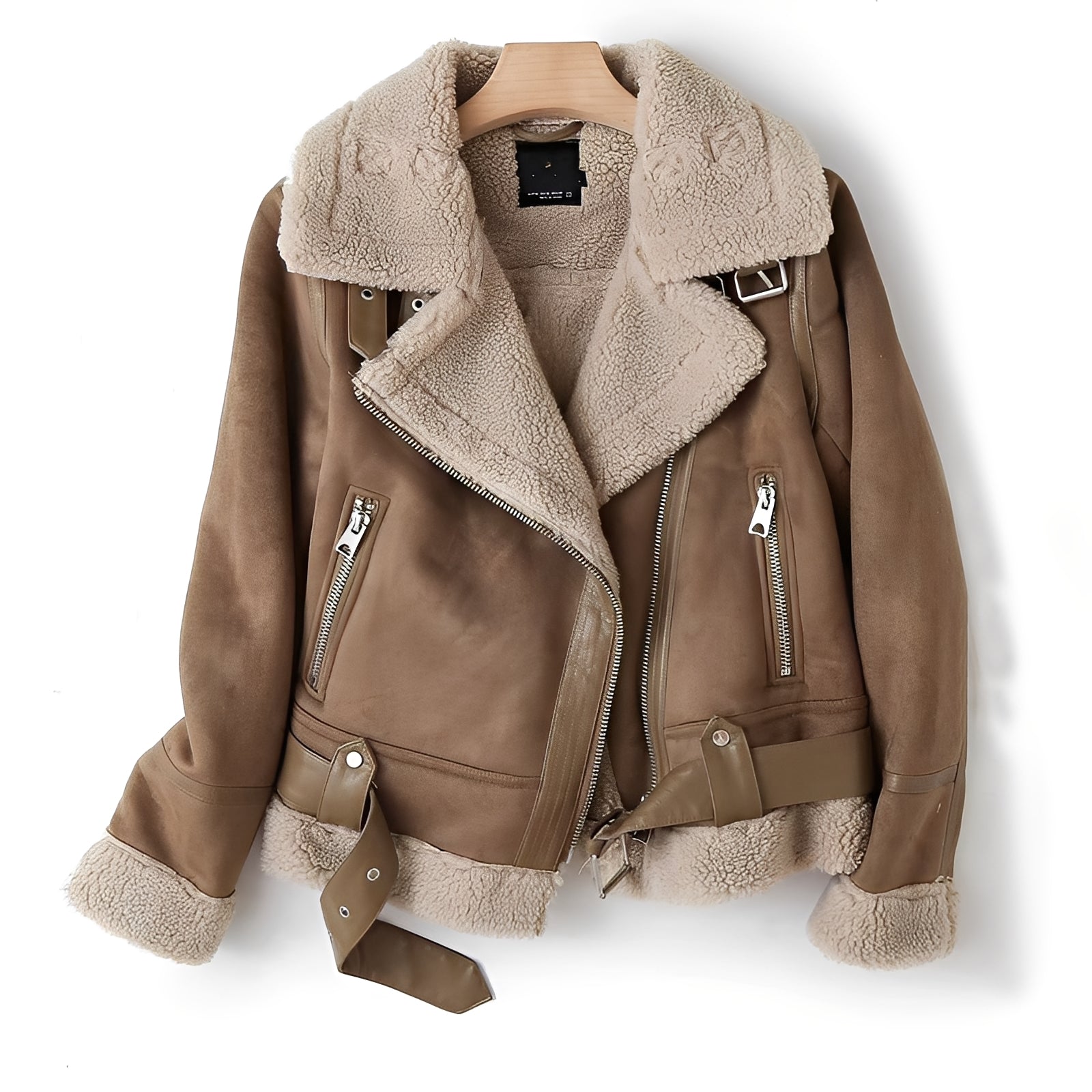 Serrena - Warm, Soft Leather Jacket for Women