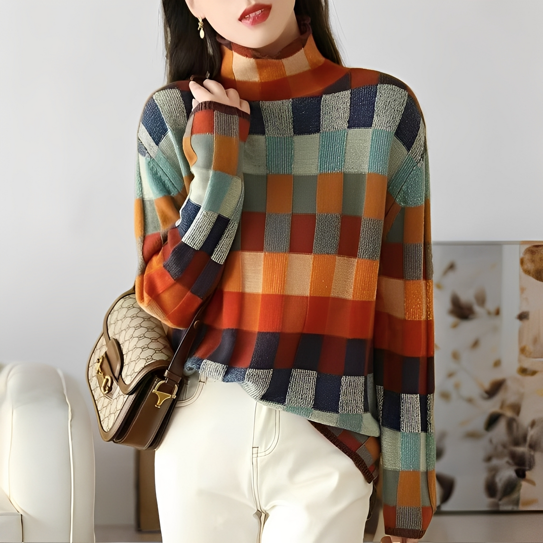 Jacklyn - Casual, Colorful Cashmere Sweater for Women