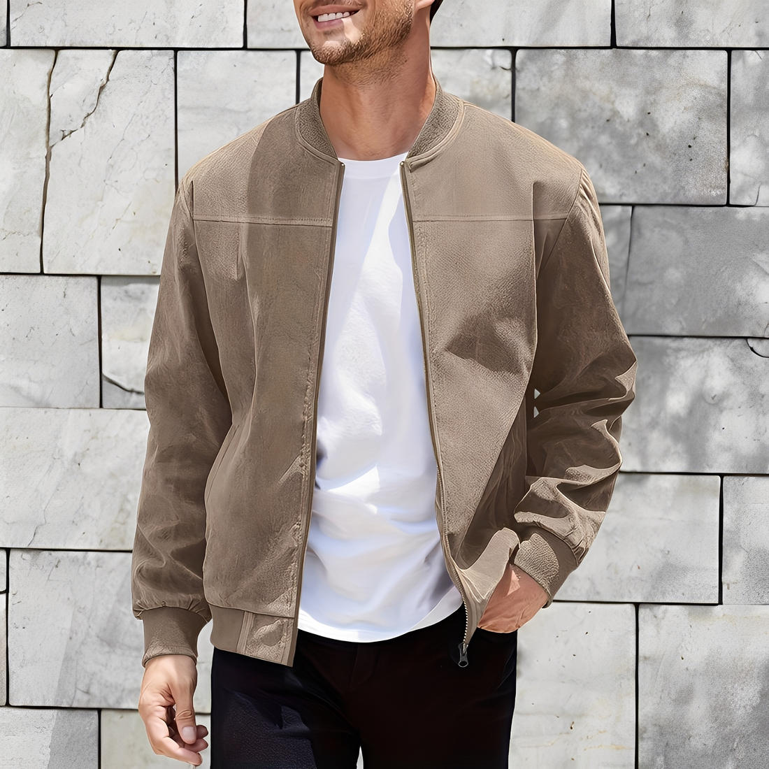 Easton - Classic, Stylish Suede Jacket for Men