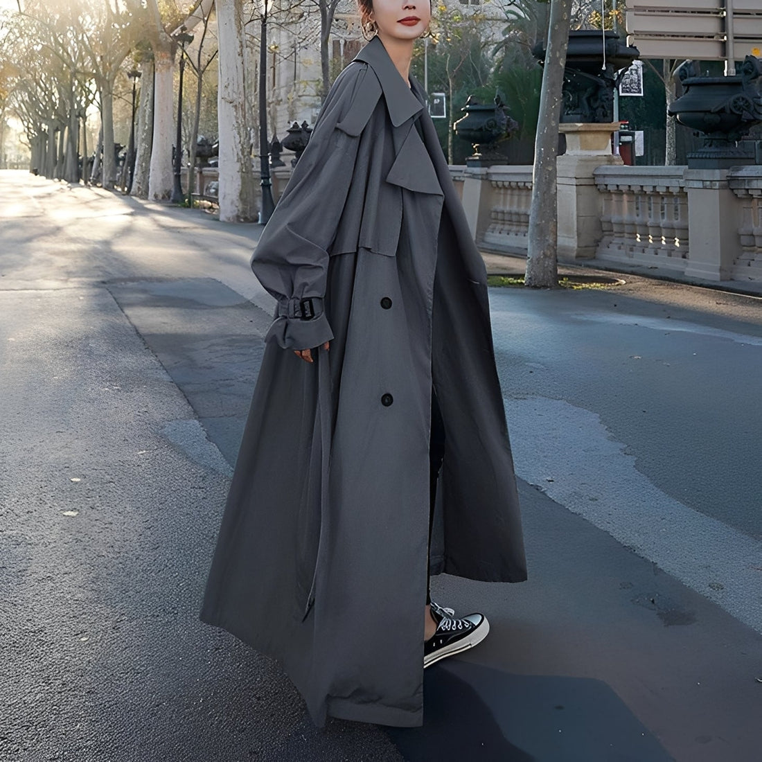 Dorothy - Stylish Oversize Trenchcoat for Women