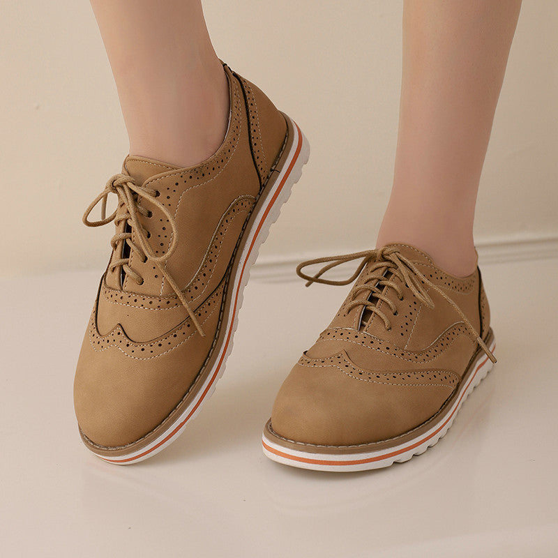 Gemma - Casual Derby Shoes in Suede for Women