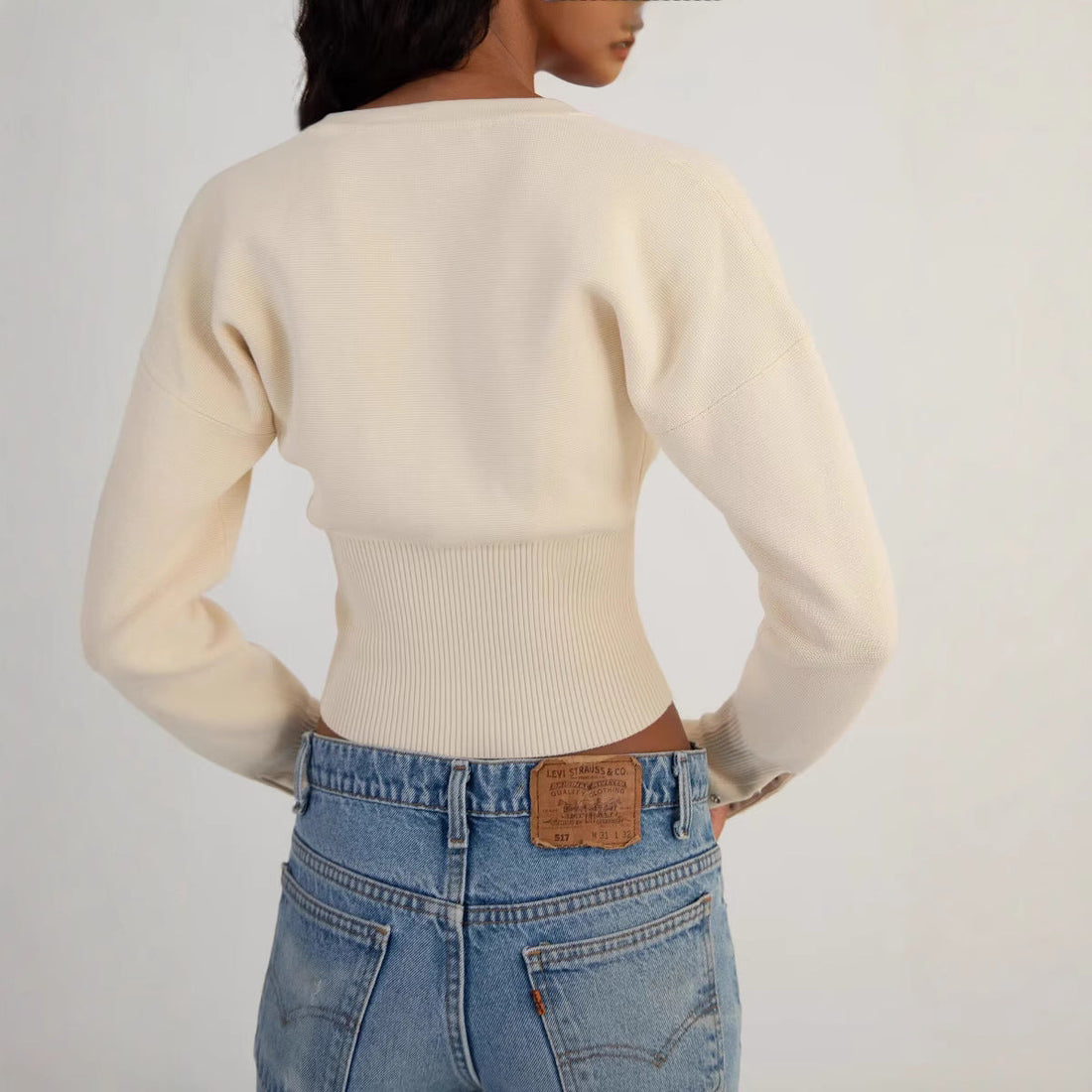 Reverie - Stylish, Cropped Knit Top for Women