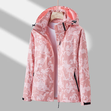 Palmer - Printed Unisex Windbreaker with Hood
