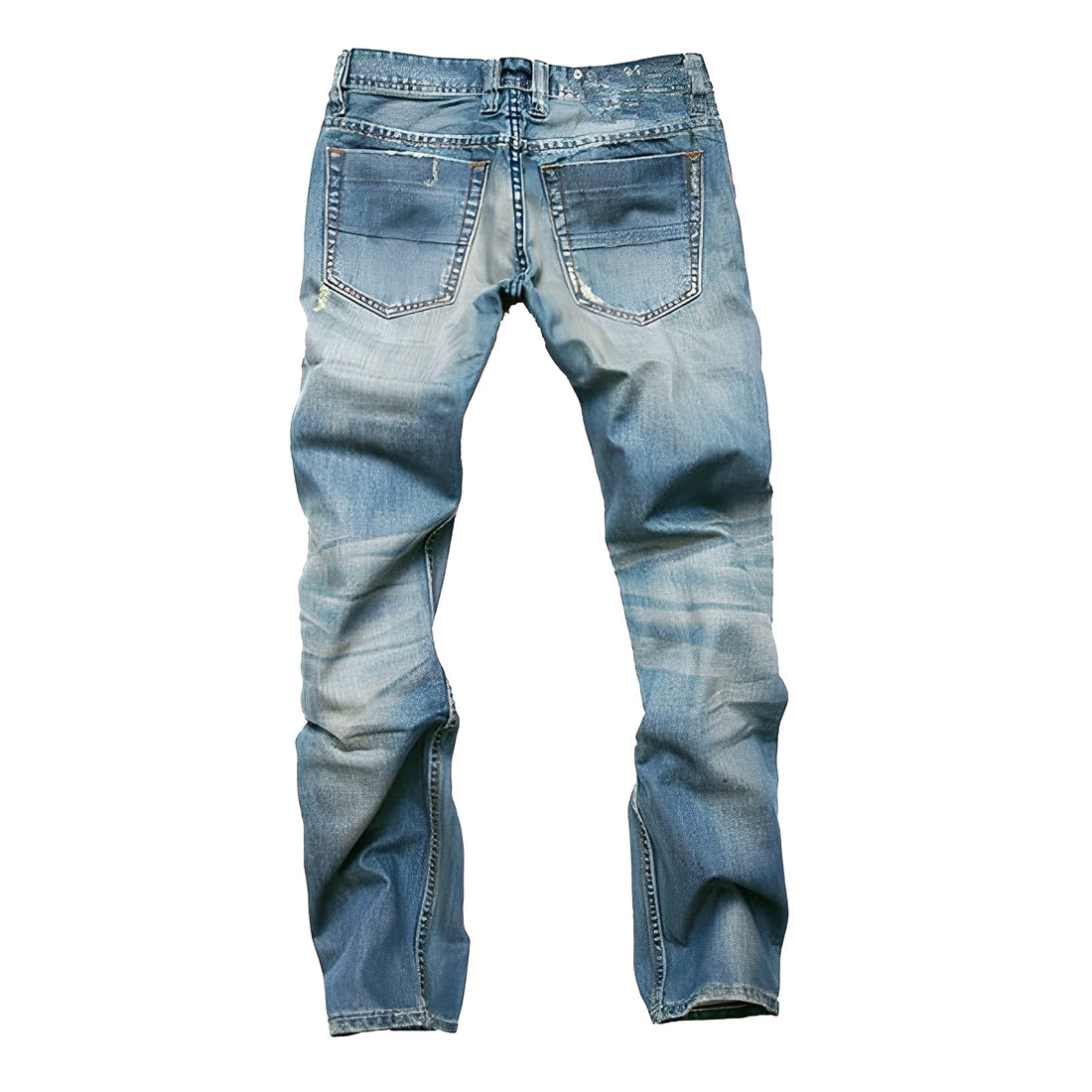 Kaleb - Classic Jeans with Rips for Men