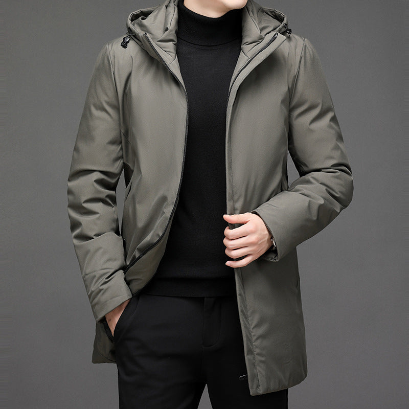 Gerrard - Casual Padded Coat with Hood for Men