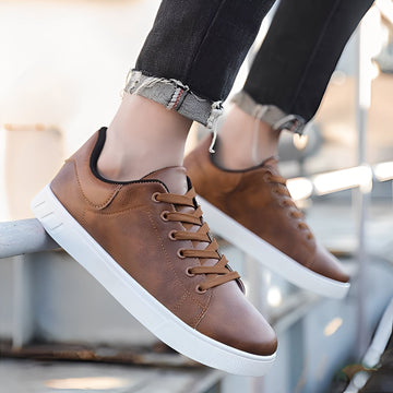 Jerome - Modern Flat Leather Shoes for Men
