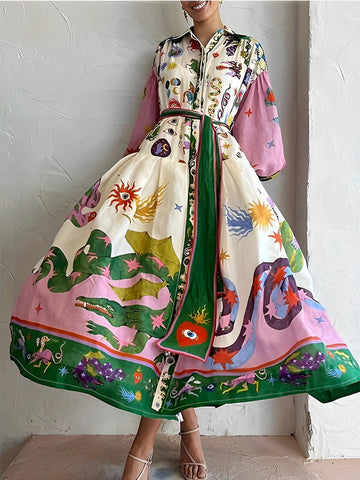 Gemma - Colorful Long Maxi Dress for Women