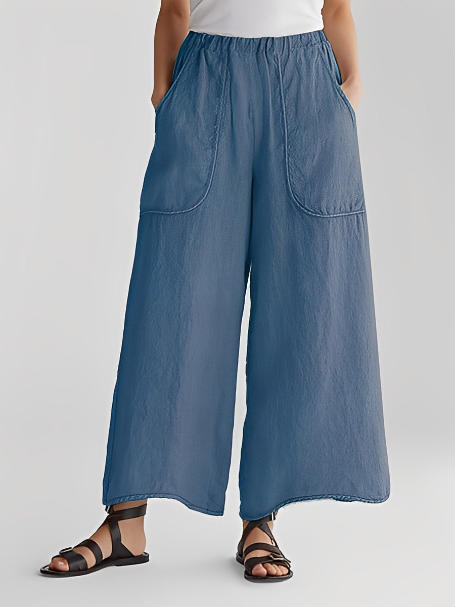 Marley - Casual Pants with Wide Leg for Women