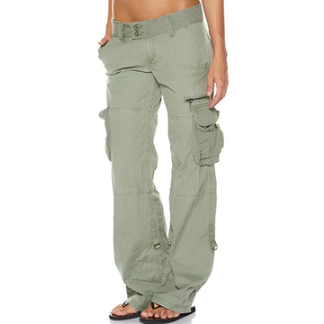 Aubrey - Casual Cargo Pants with Elastic Waist for Women