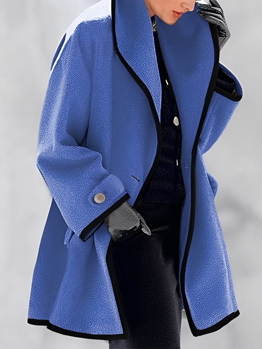 Whitney - Classic Long Wool Coat for Women