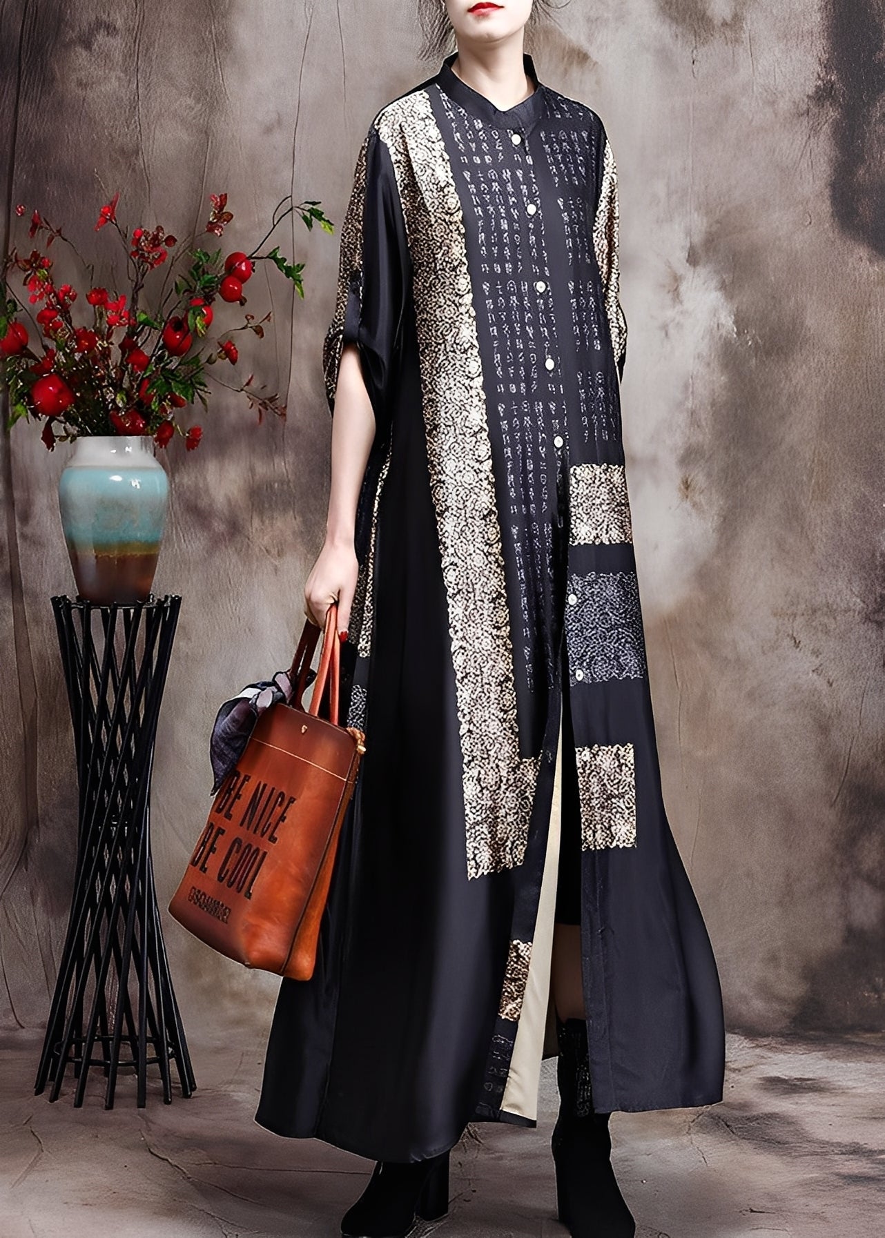 Collins - Stylish Long Dress with Print for Women