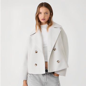 Abegail - Casual, loose-fitting short jacket for women