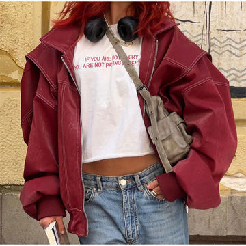 Jaidyn - Oversized Bomber Jacket for Women