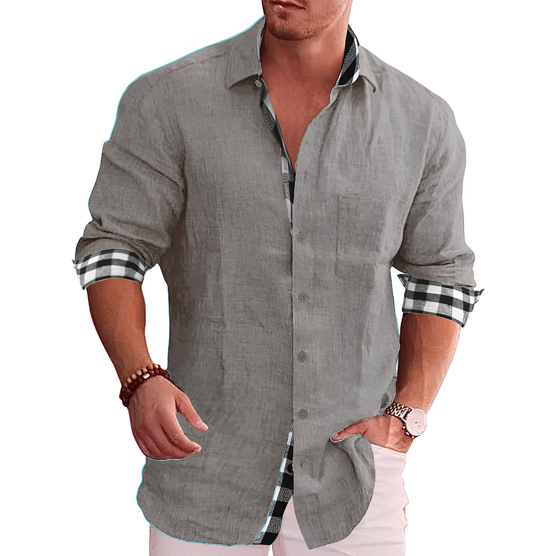 Elwood - Stylish Long Sleeve Shirt for Men