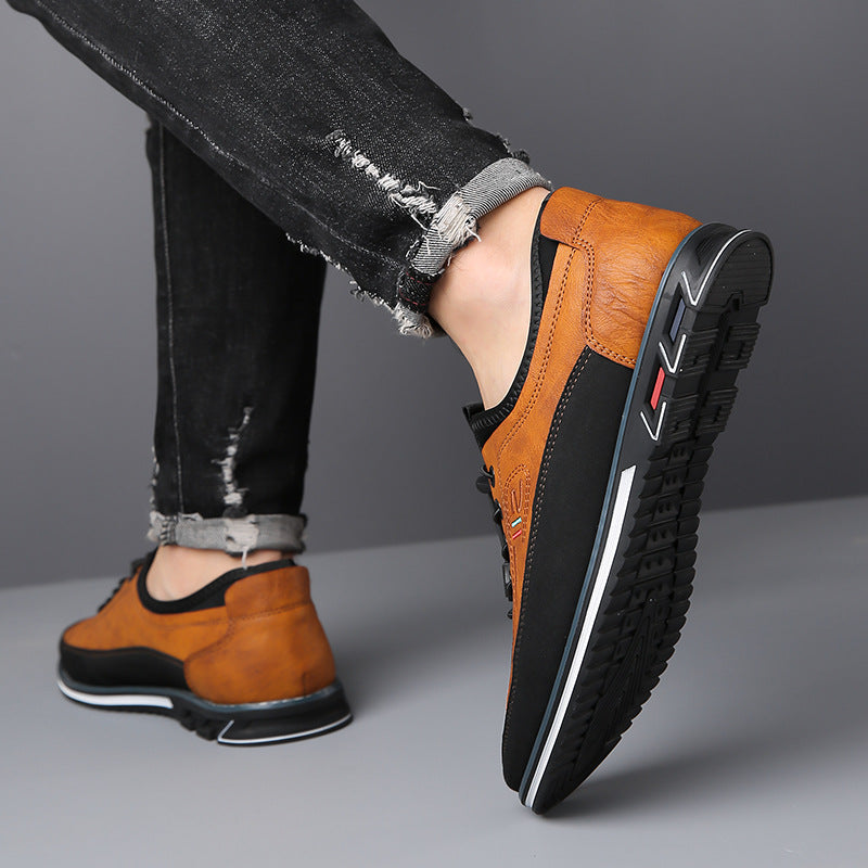 Aaron - Casual Non-Slip Leather Sneakers for Men