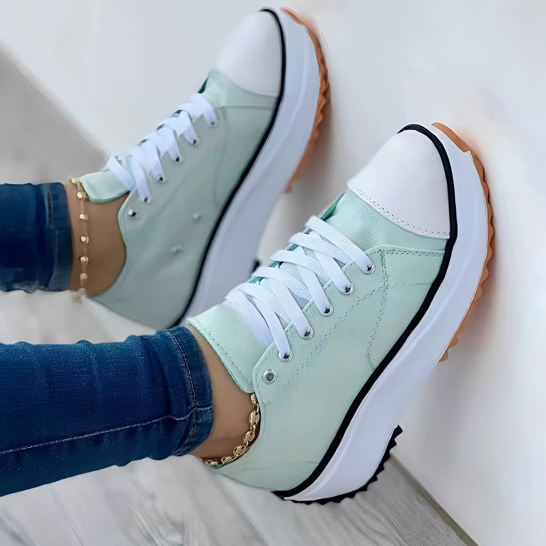 Mellony - Casual Shoes with Thick Soles for Women