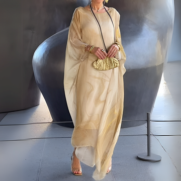Emory - Modern Silk Chiffon Dress for Women