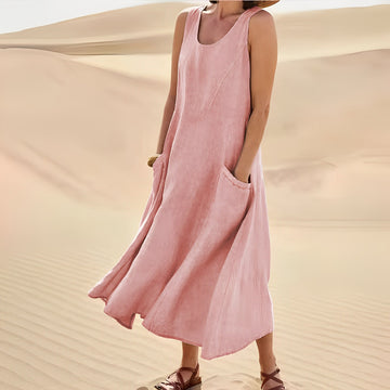 Melyssa - Soft, Sleeveless Long Dress for Women