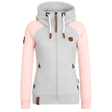 Elinor - Comfortable Hoodie with Zipper for Women