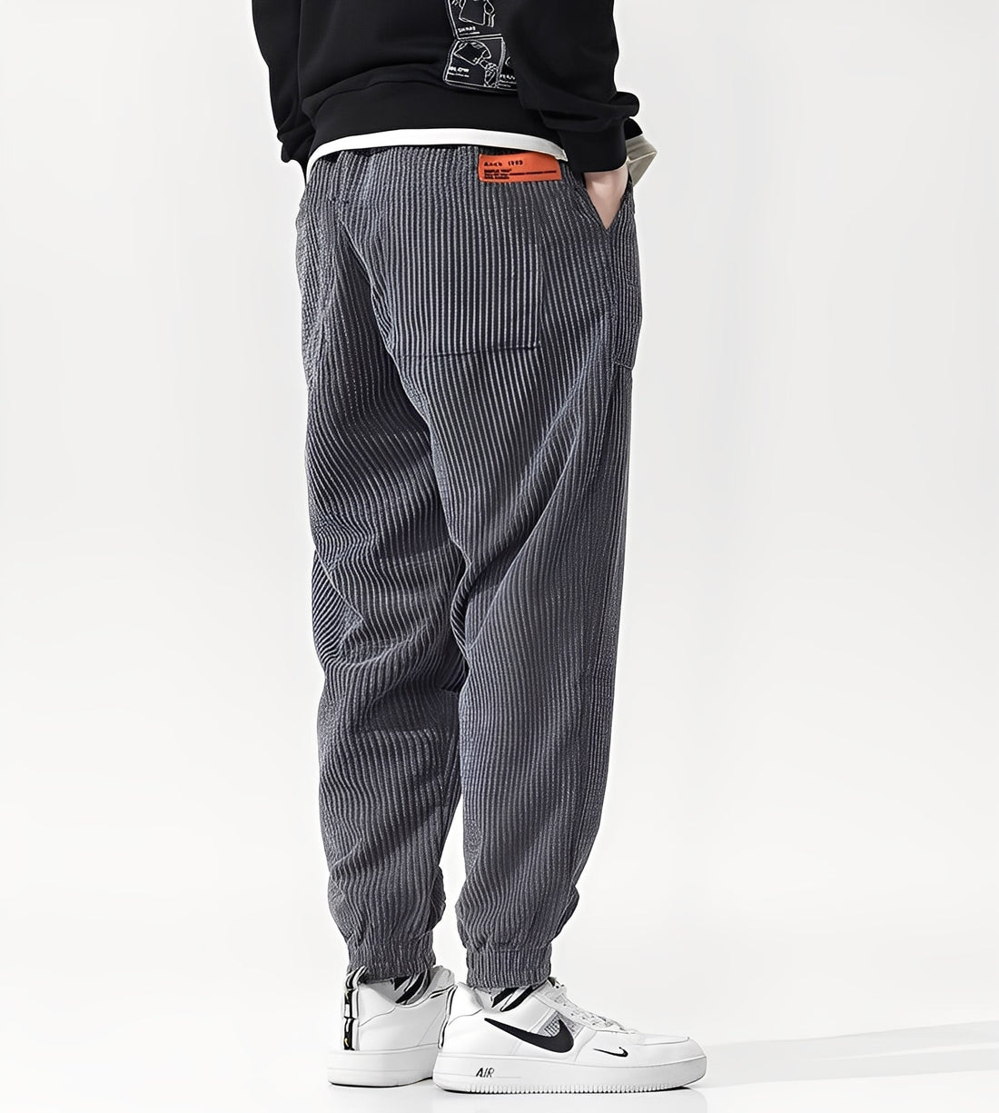 Nicholas - Stylish Corduroy Jogging Pants for Men