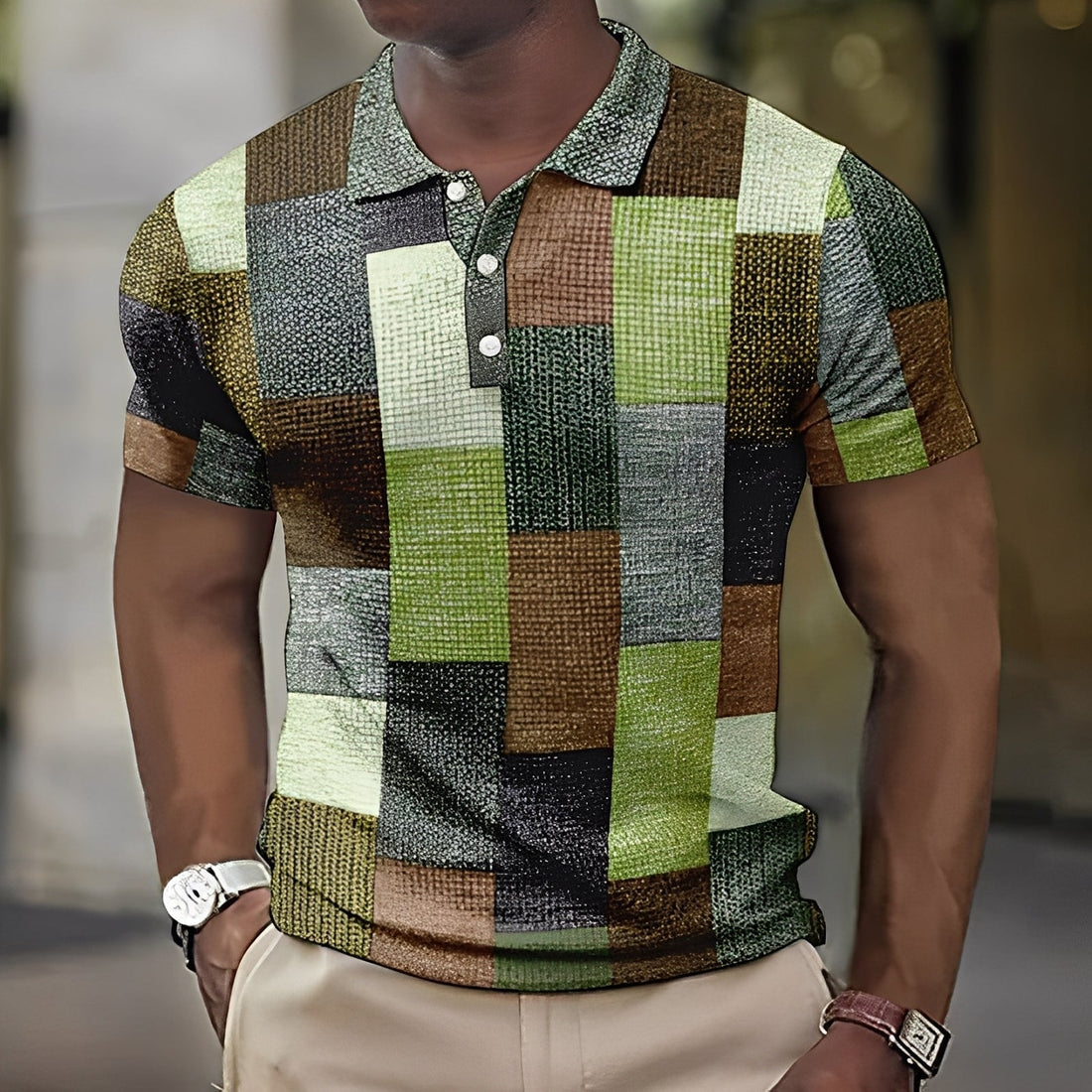 Reginald - Stylish Multicolored Polo Shirt for Men