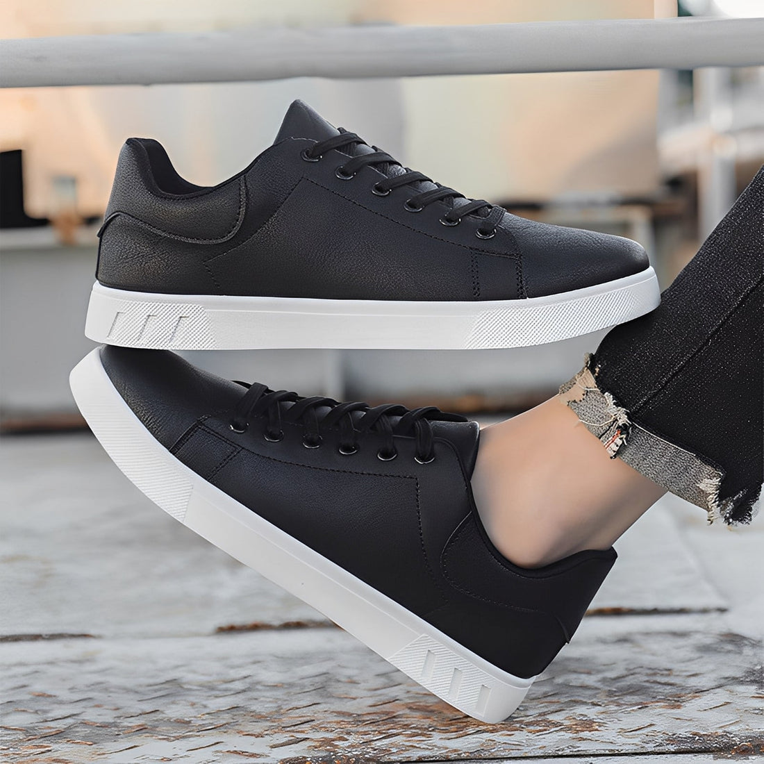 Jerome - Modern Flat Leather Shoes for Men