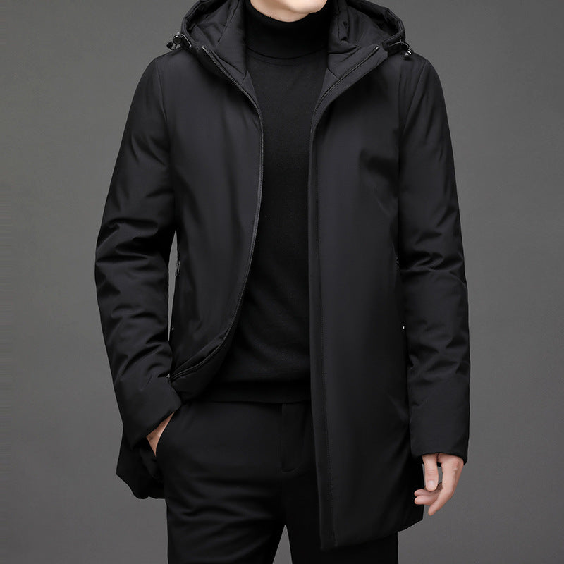 Gerrard - Casual Padded Coat with Hood for Men