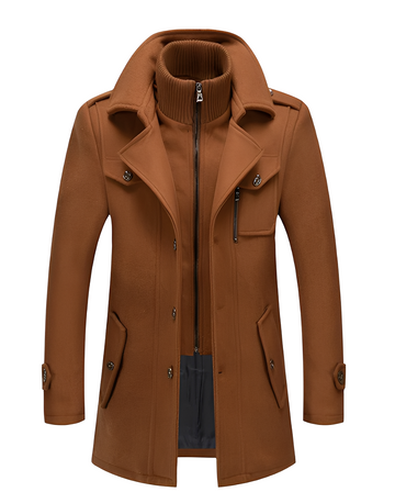 Galen - Stylish Jacket with Double Collar for Men