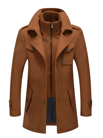 Brannon - Elegant Trench Coat for Men
