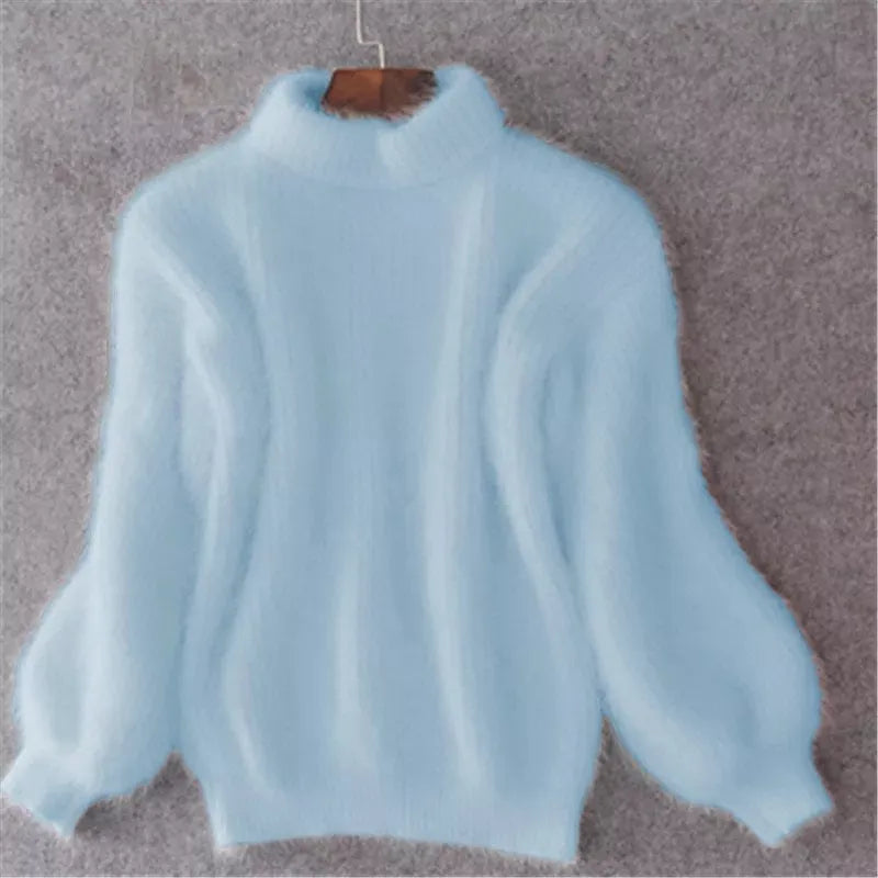 Brenda – Vintage Sweater in Angora Style