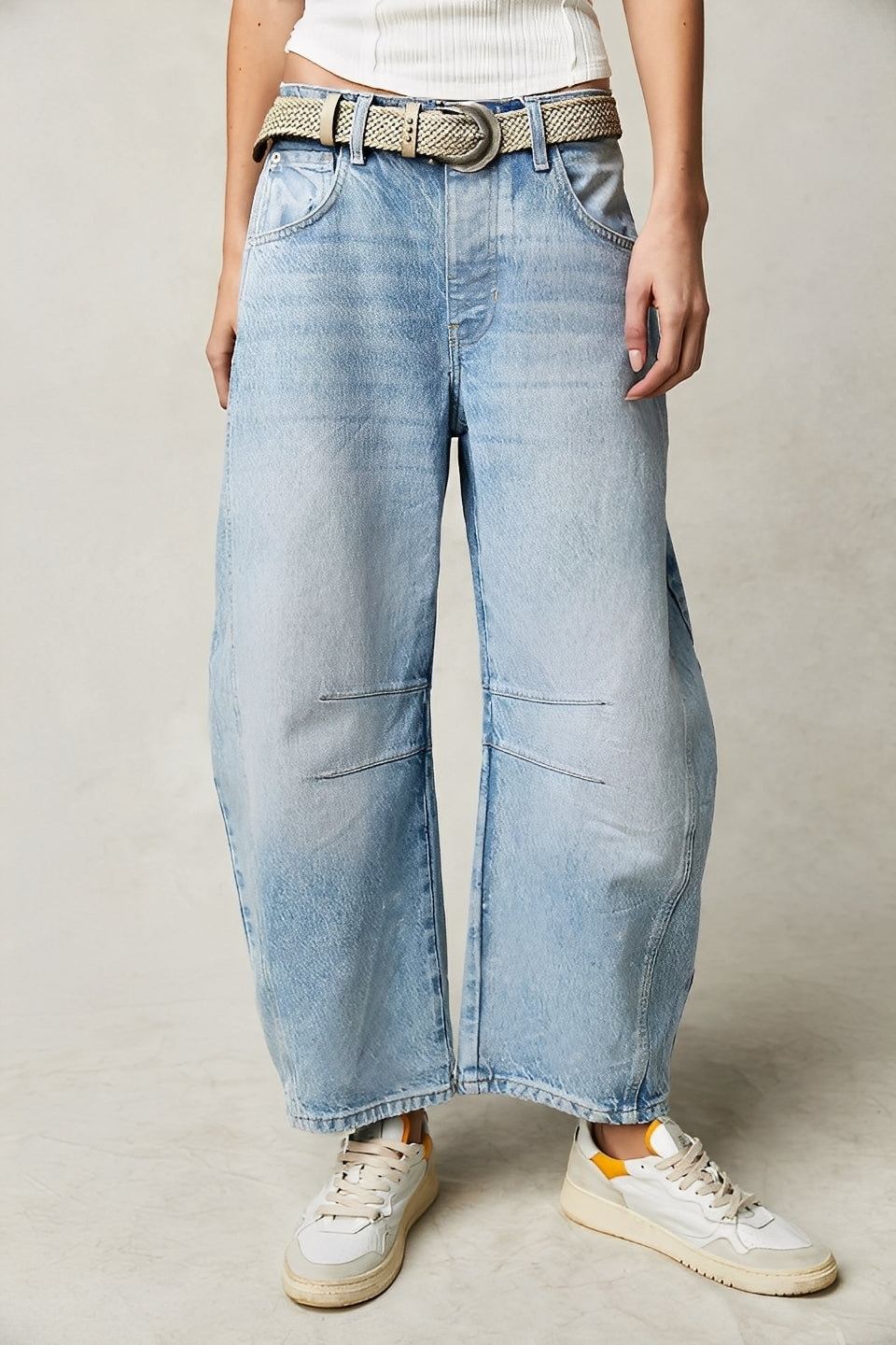 Adrienne - Classic Wide-Cut Barrel Jeans for Women