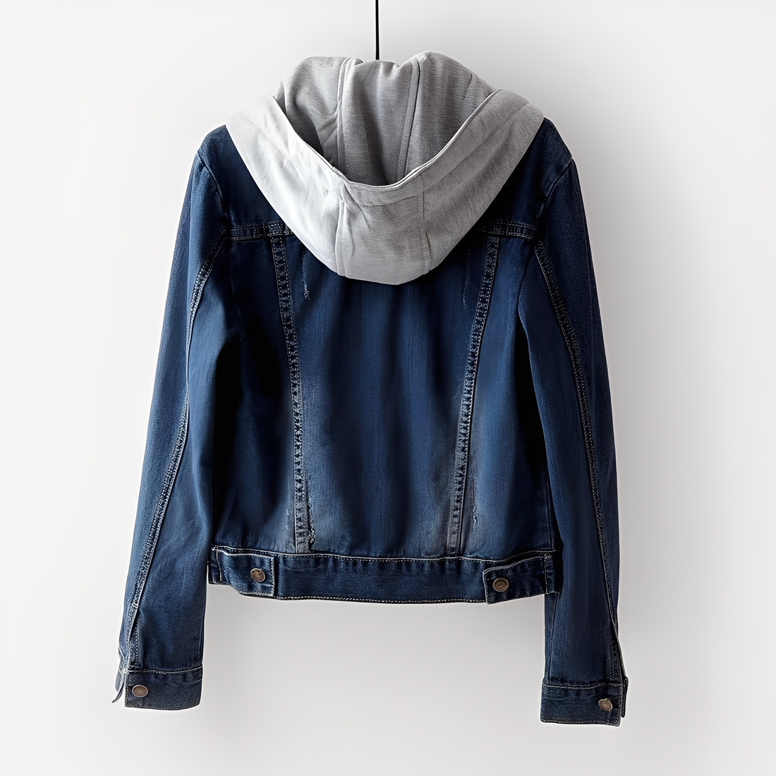 Karolyn - Stylish Jeans Jacket with Hood for Women