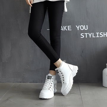 Adamina - Casual, warm high boots for women