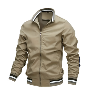 Jeremy - Casual Bomber Jacket with Stripes for Men