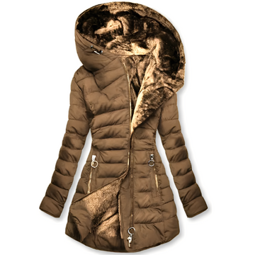 Jasmine - Modern Winter Jacket with Hood for Women