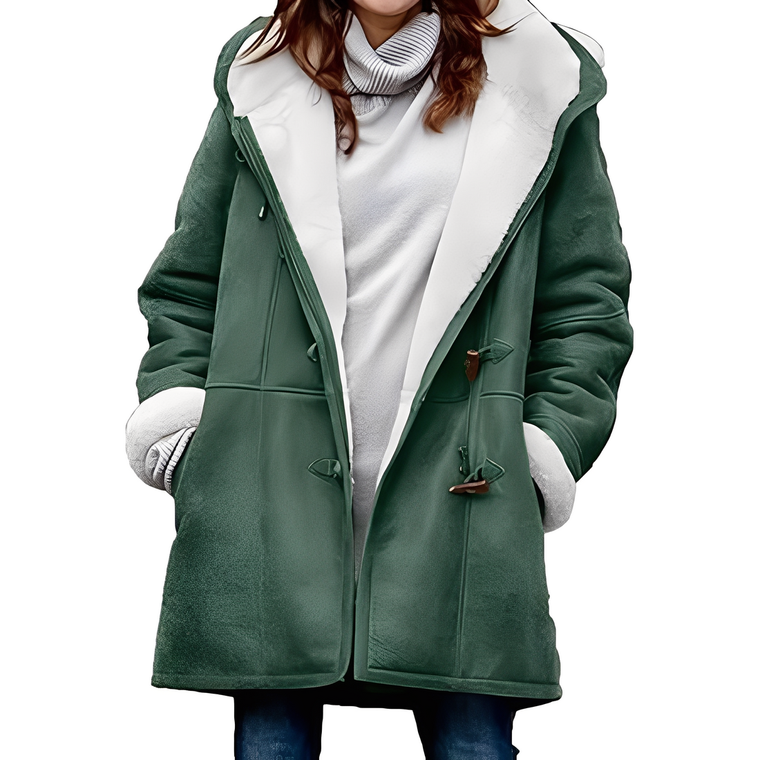 Madilyn - Casual Duffle Coat with Hood for Women
