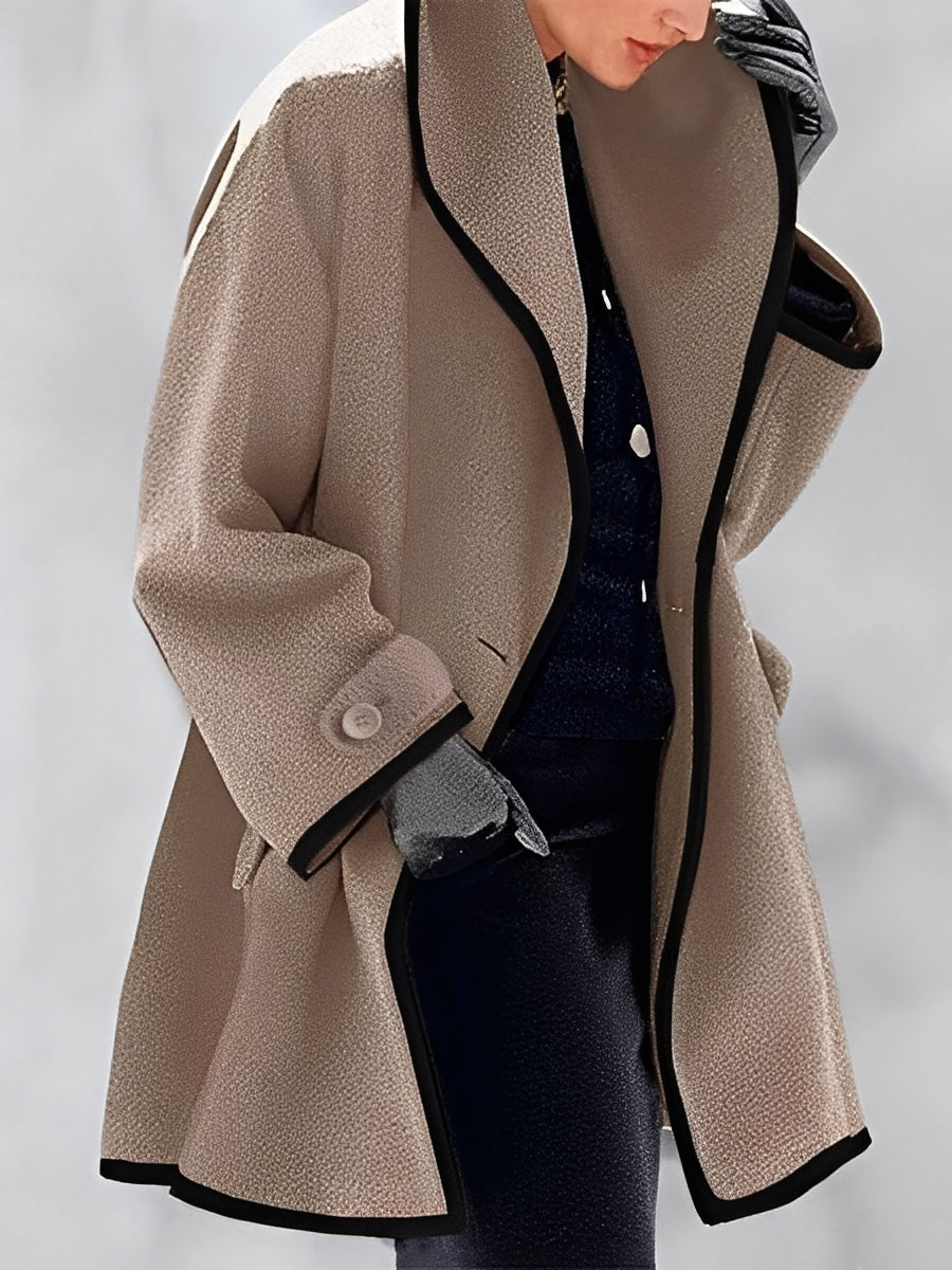Whitney - Classic Long Wool Coat for Women